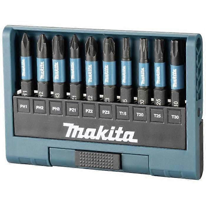 Makita Impact Black Bit Set 10-pc E-12011 Bit Set