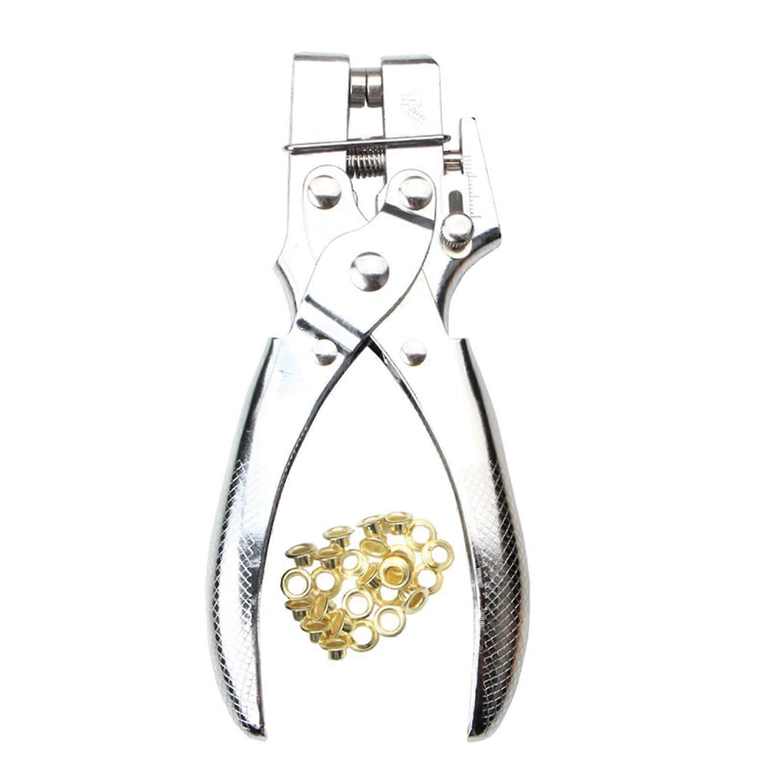 Eyelet Set Eyelet Pliers Metal Eyelets 3mm 5mm Grommet Tool Set with Hole Punch, Tarpaulin Eyelets, Installation Tools