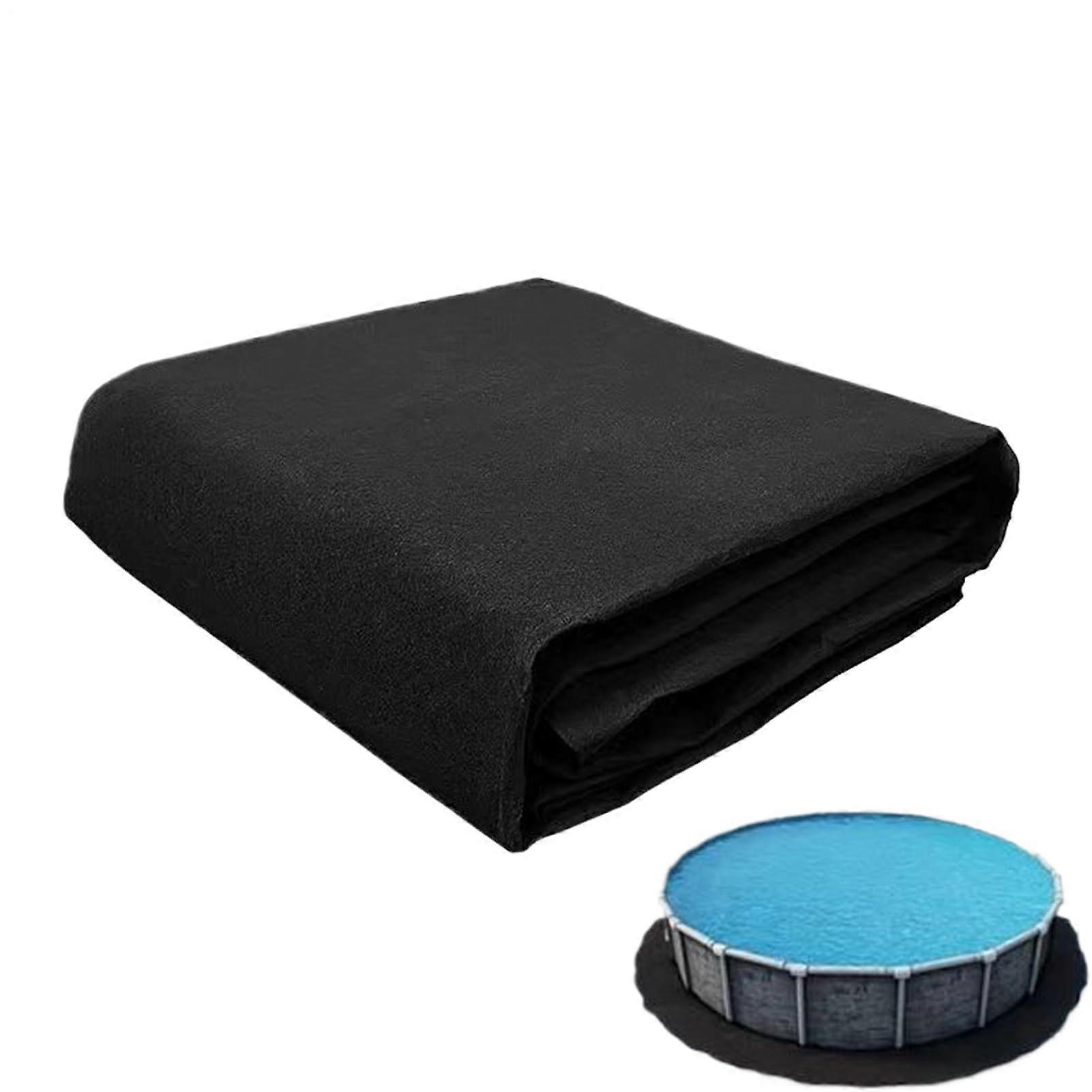 Underlay for Under the Pool, Mats for Above Ground Pool HeavyDuty Protective Pad Prevents Damage to Lawn, Patio, Garden Surface 15ft
