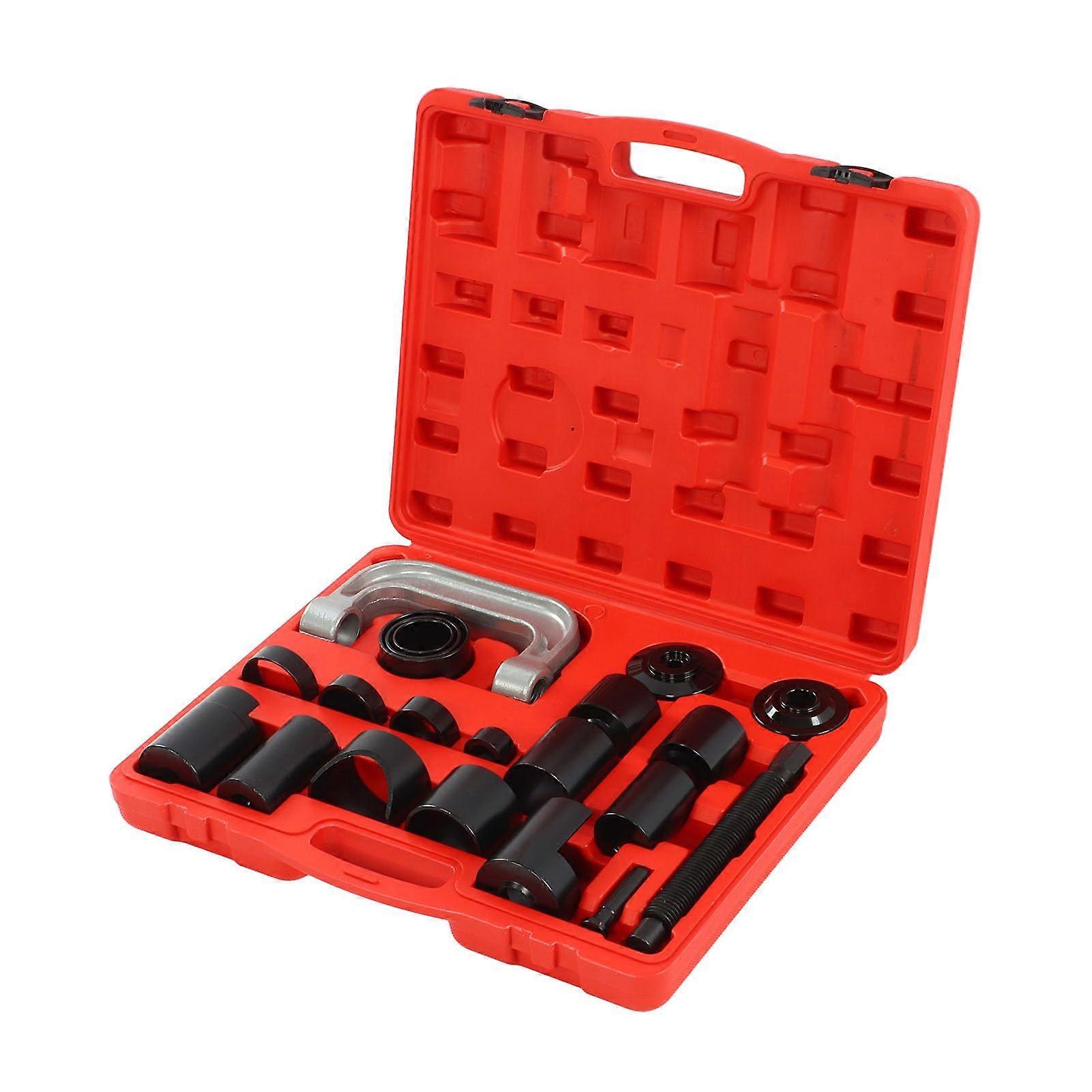 21-Piece Ball Joint Tool Set for Installing and Removing Ball Joints and U-Joints, Compatible with Vans and Light Trucks