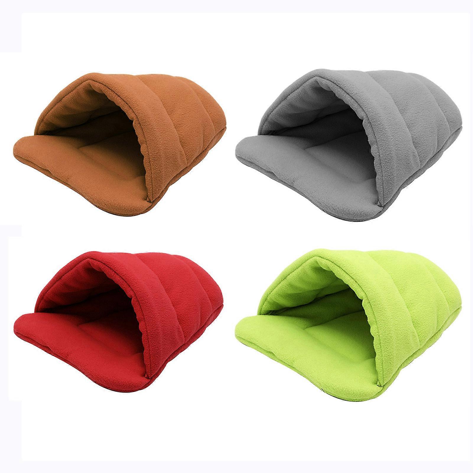 Pet Cat Puppy Sleeping Bag Warm Soft Dog Bed Cuddler House Pet Nest Cuddle Cave Dog Bed Sleeping Cushion for Pets