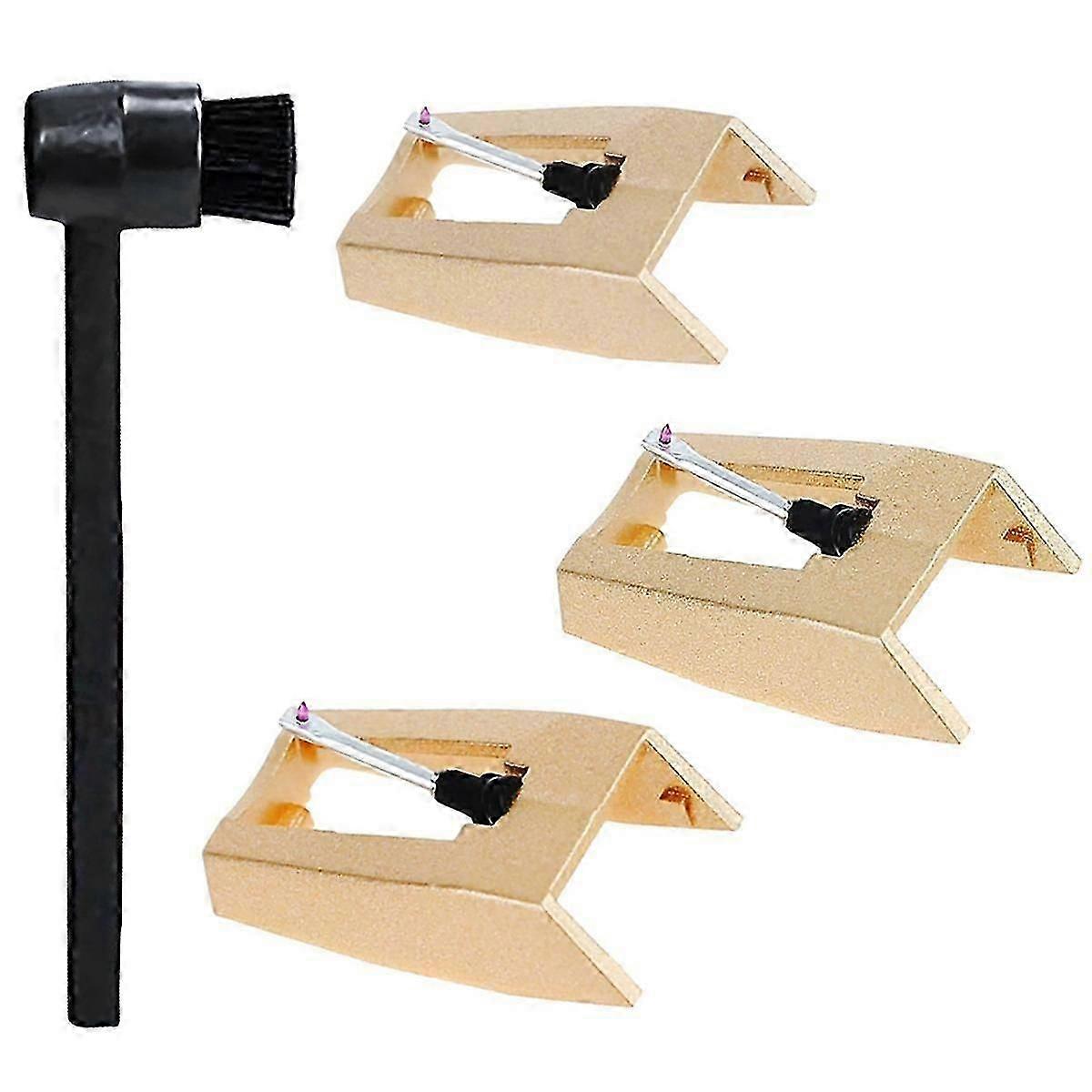 3 Pack Diamond Record Player Needle Replacement