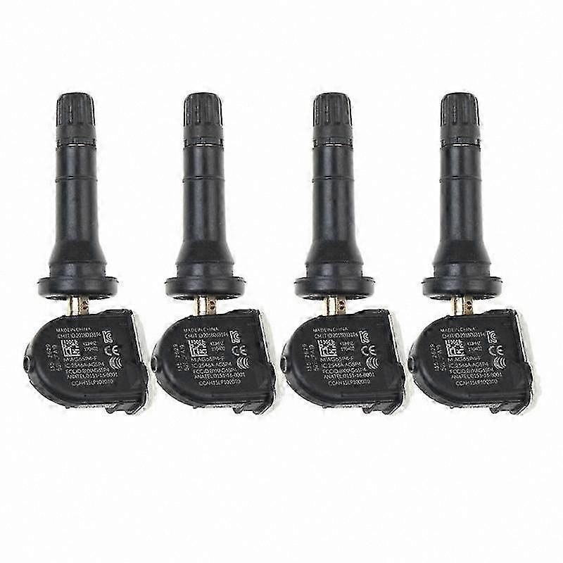 4-Pack 433MHz TPMS Tire Pressure Sensors for Multiple Car Models