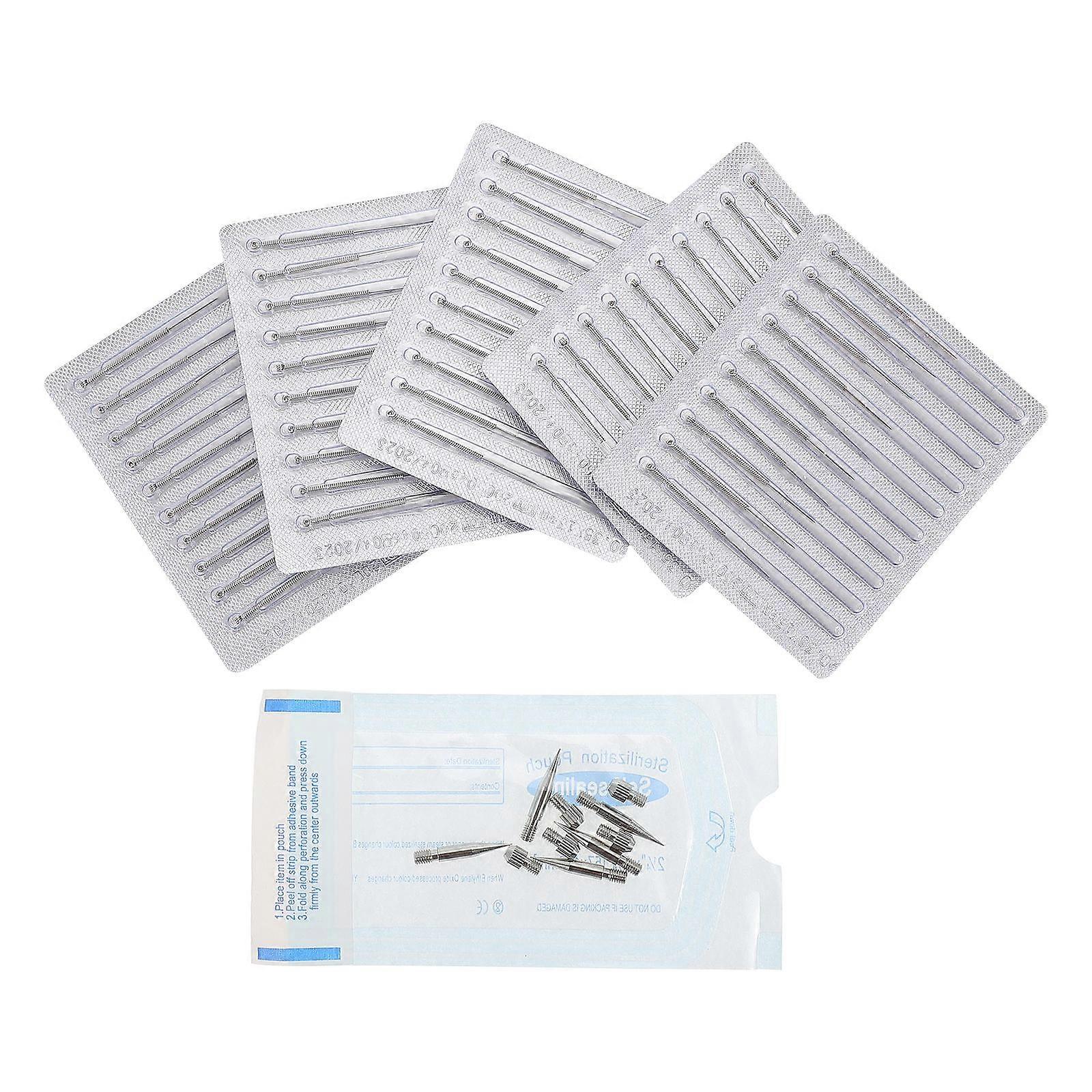 Nevus Pen Accessories Salon Grade Mole Pen Home Use Stainless Steel Silver for Skin Marking 1 Set