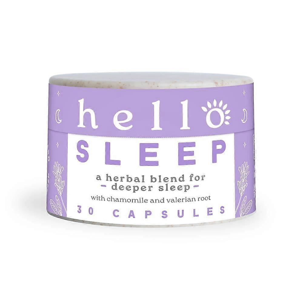 Hello Wellness Hello Sleep support 400mg 30 Capsules - 2 Pack