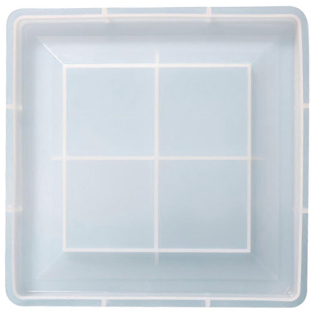 Flexible Silicone Photo Frame Mold for DIY Use in White Material