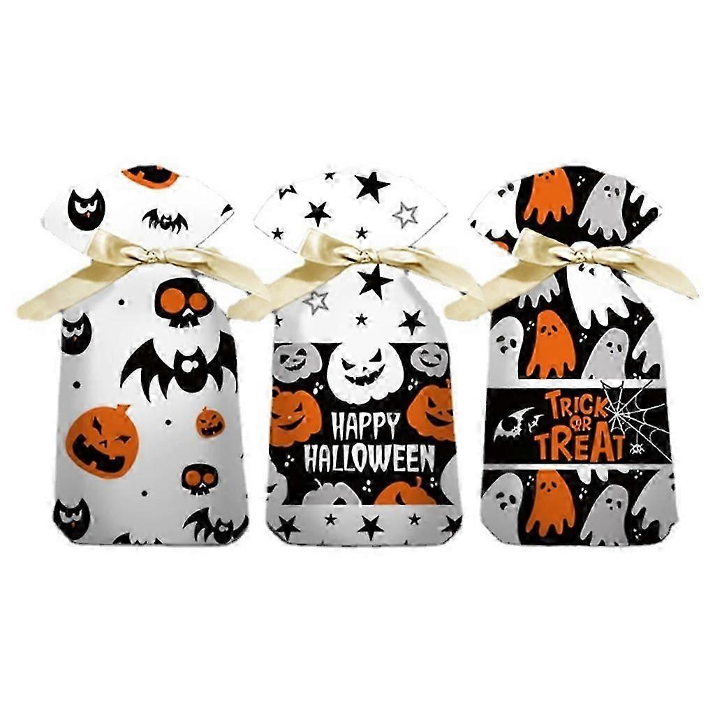 Halloween Candy Bag with Drawstring 50pcs/set Party Packaging Supplies