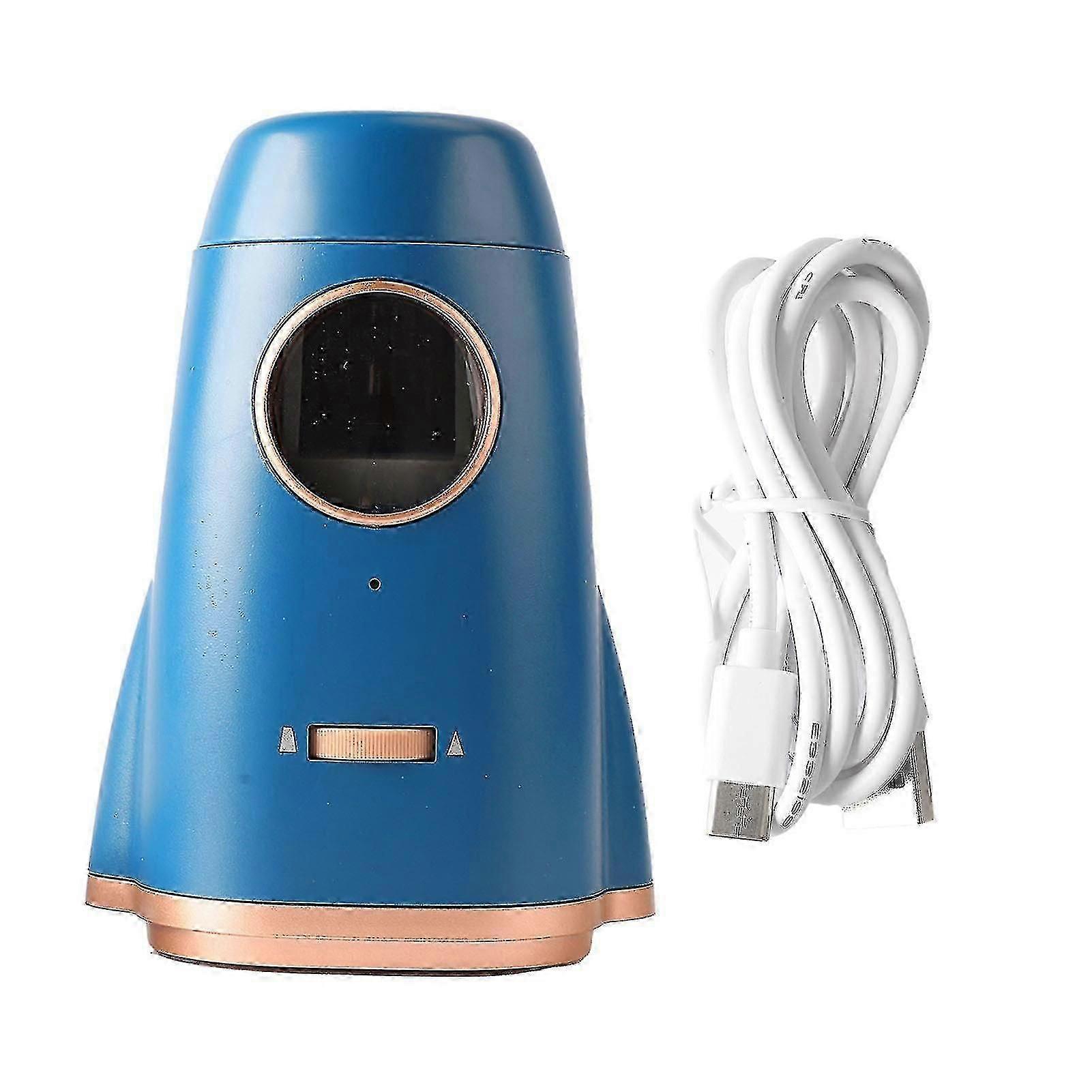 Electric Pencil Sharpener - High Speed, Full Automatic, USB Charge, 1200mAh, Blue
