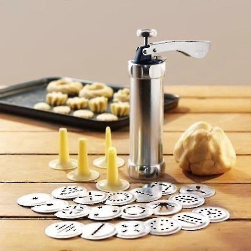 Cookie Presses, Pastry Press with 20 Attachments and 4 Spray Attach...