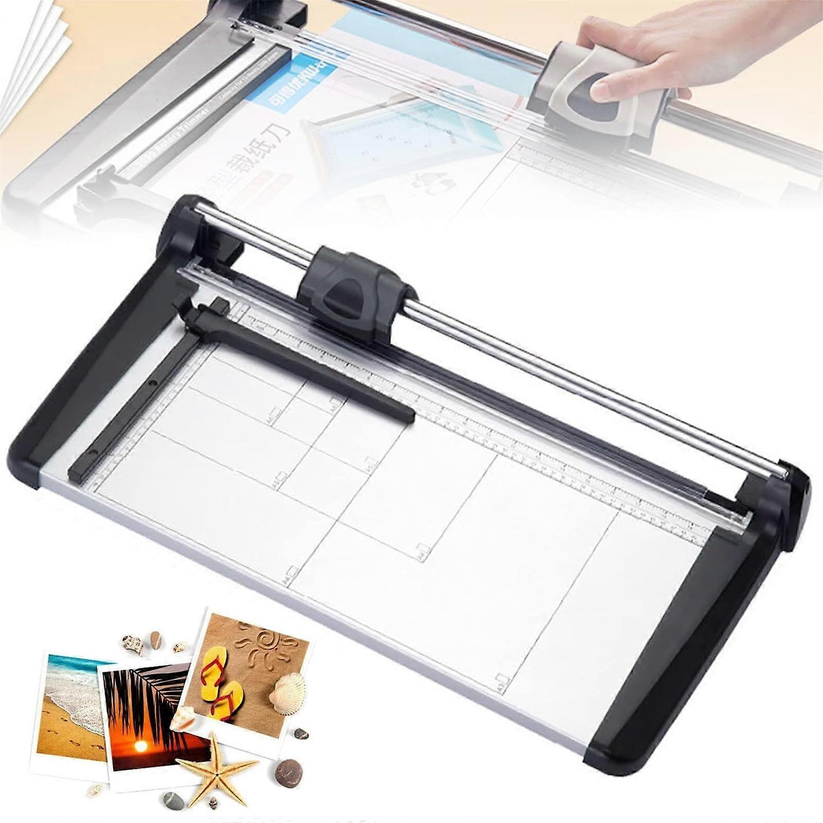 Heavy Duty Manual Paper Cutter Rotary Paper Trimmer A3 Size For Home Office School Use