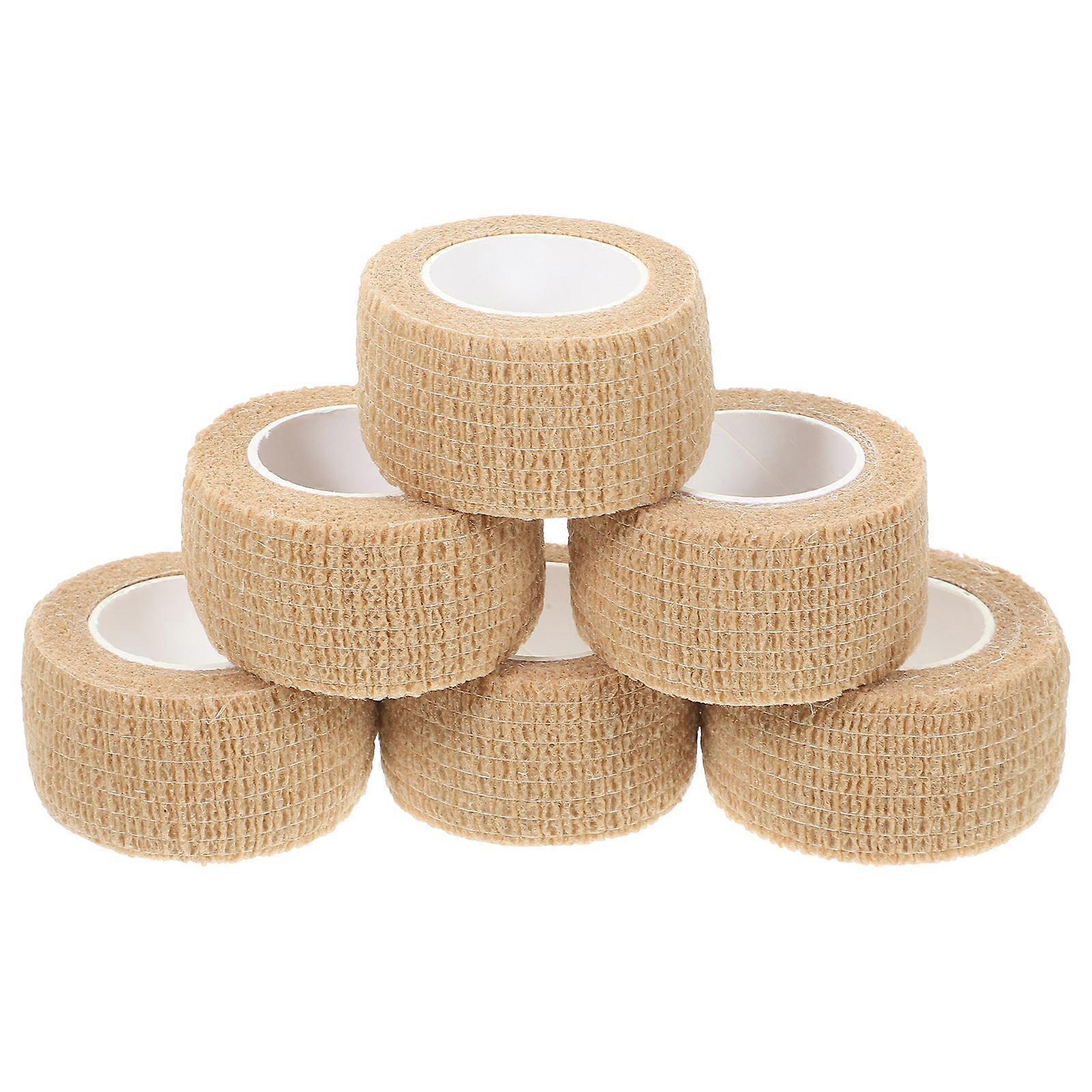 Furniture Leg Protective Stripe Adhesive Tape for Wooden Tables Chairs Sofas Light Brown Non-slip 6 Rolls