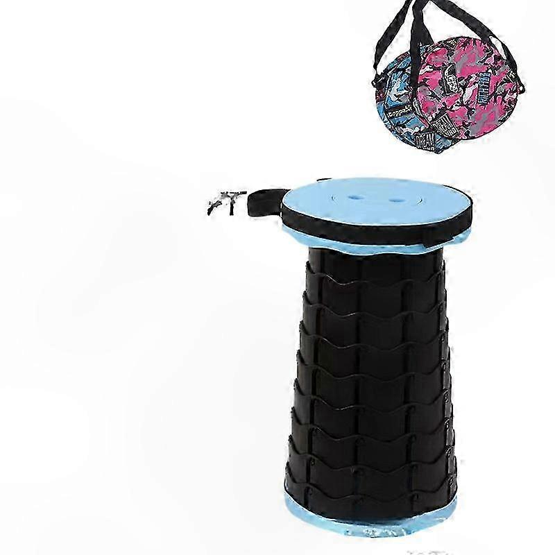 Portable Folding Stool for Camping, Outdoor Activities, and Fishing with Telescopic Design