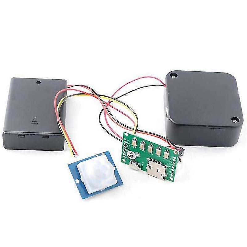 For Diy Mp3 Music Voice Playback Kit With Pir Sensor Sound Recording Module Usb Download Support Tf