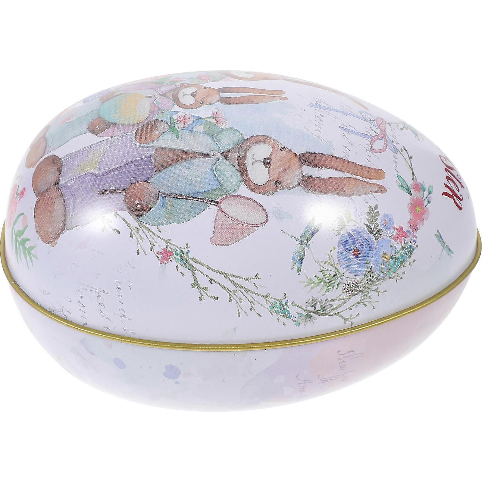 Colorful Treat Boxes Tinplate Can Box For Easter Party Favor Multi 1Set