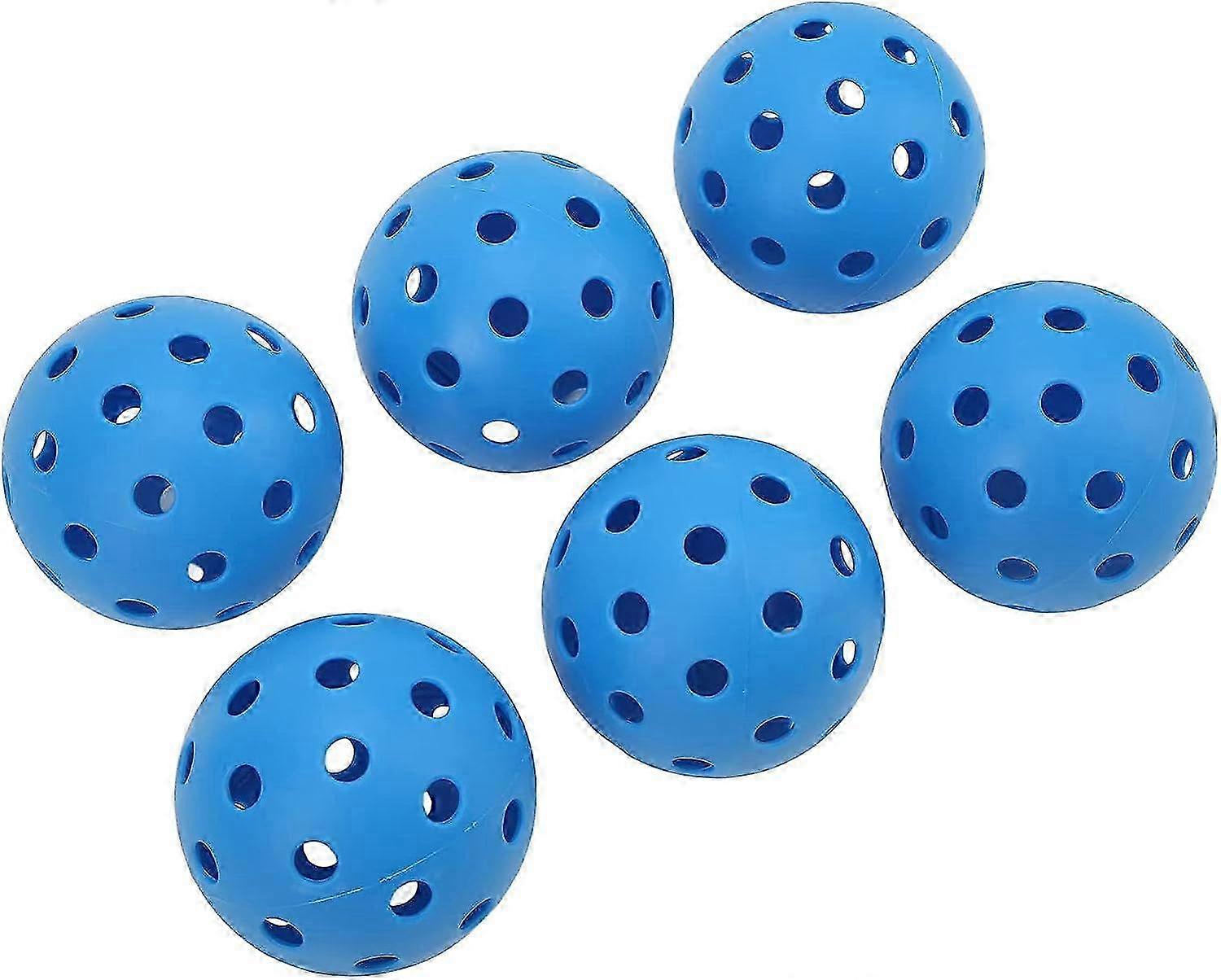 Training Pickleball Balls, Blue Hollow Stable Balanced Flight Route Pickleball Balls Seam Welding Technology 40 Holes Maximum Bouncing Force for Sport