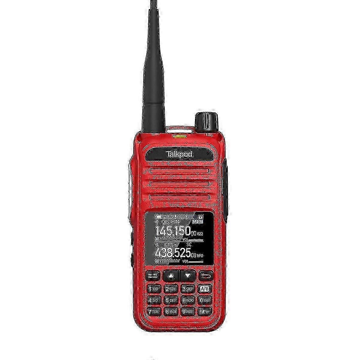 A36plus Multi-band Walkie Talkie with UHF/VHF/AM/FM Functionality and Multi-function Display for Various Brands