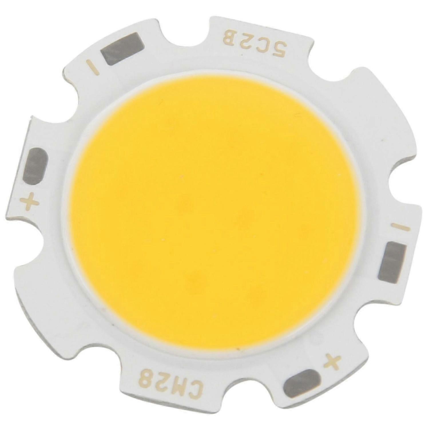5W Chip Licht Runde COB Super Helle LED Licht LED Lampe Birnen Warm Weiß DC15-17V