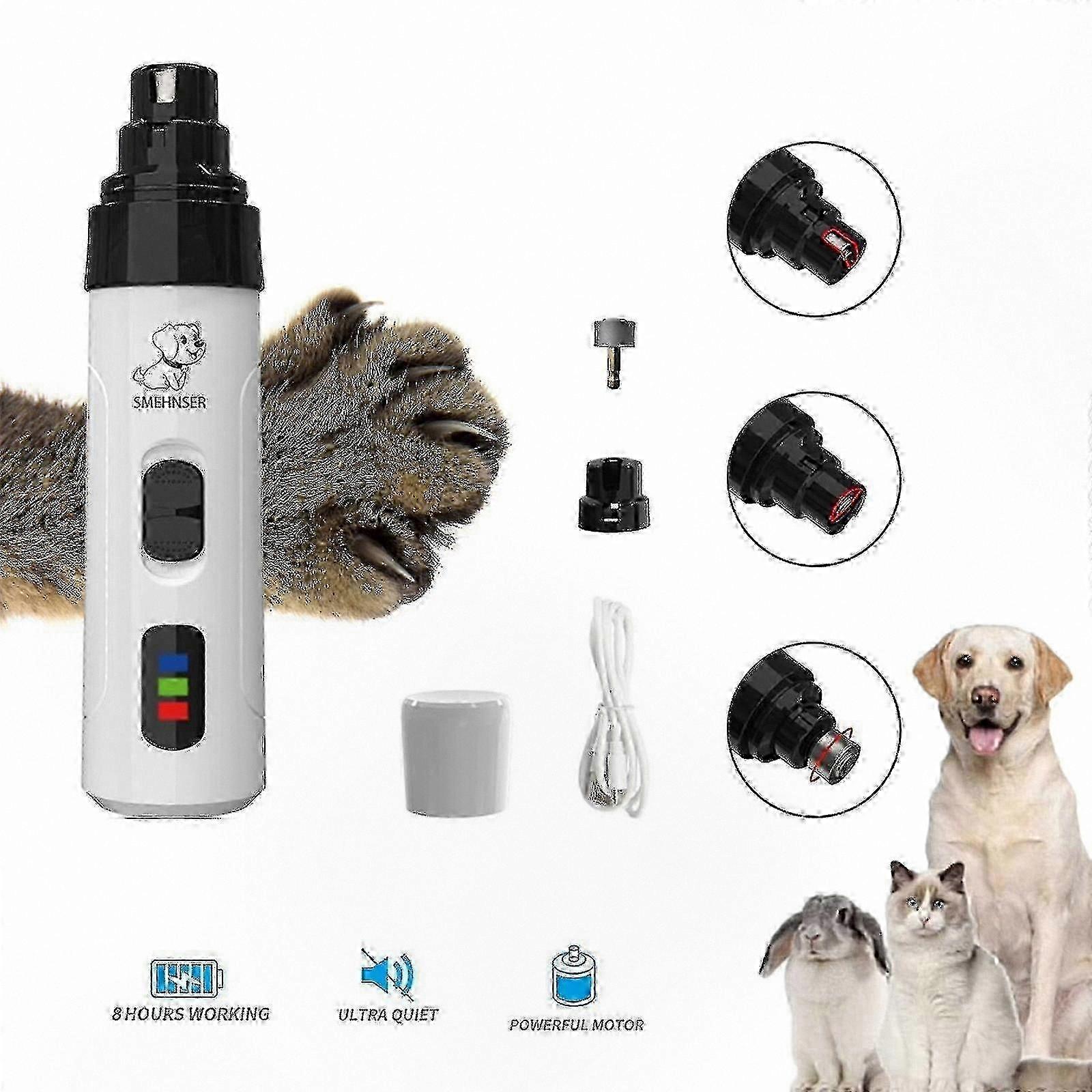 Dog Nail Care Device - Silent and Comfortable Trimmer for Pets