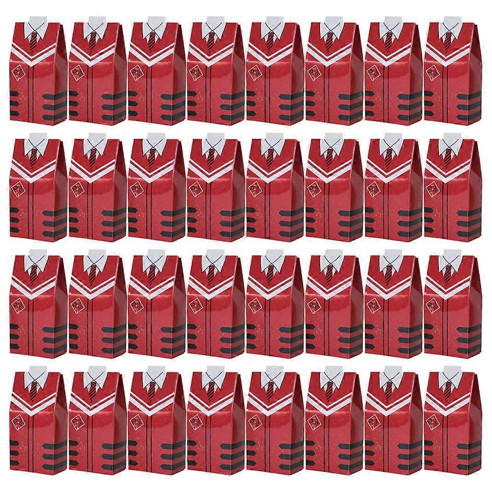 Graduation Candy Box for Storage 50Pcs Paper Candy Boxes in Red