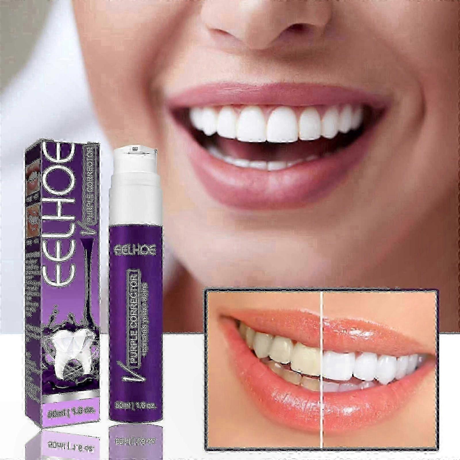 Whitening Solution for Teeth at Home Use Purple Formula