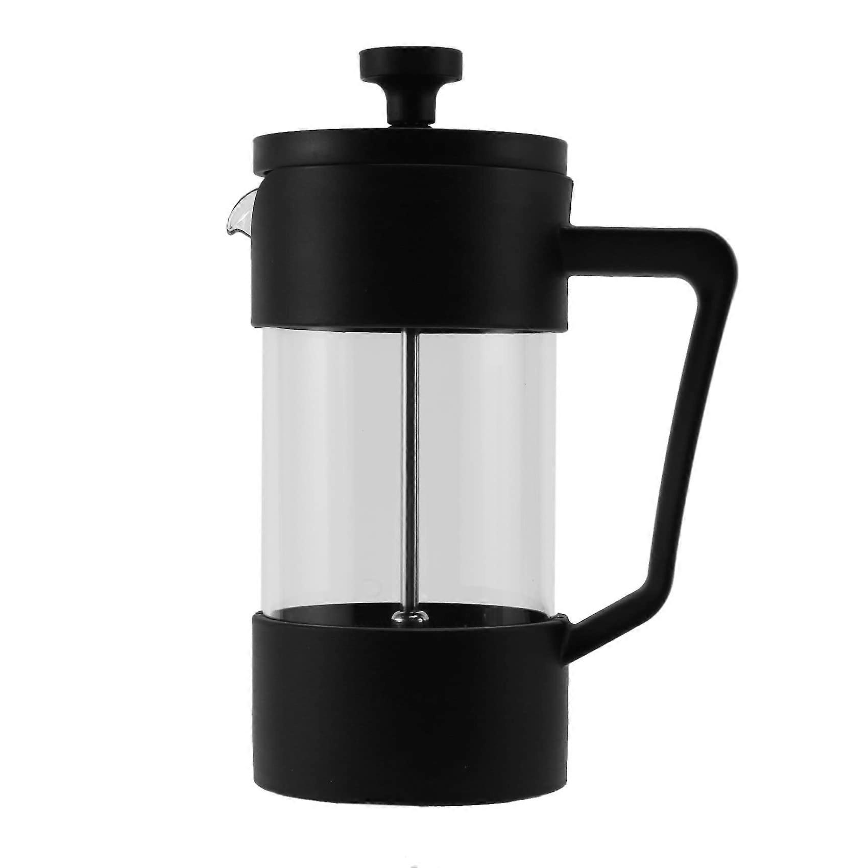Coffee Tea Maker Thickened Borosilicate Glass, RustResistant And Dishwasher Safe, Black