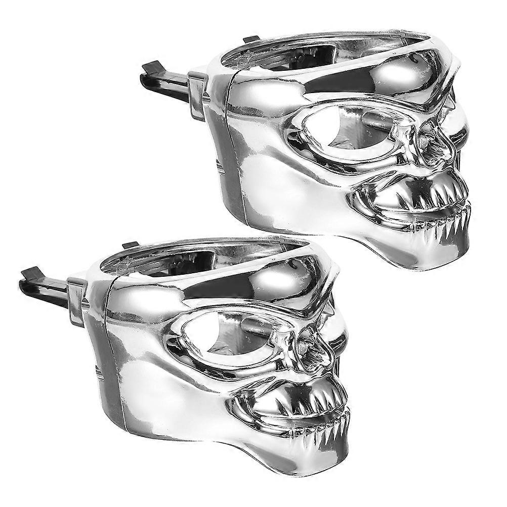 Car Cup Holder Skull Shape for Adjustable Drink Holding 2Pcs Multifunctional