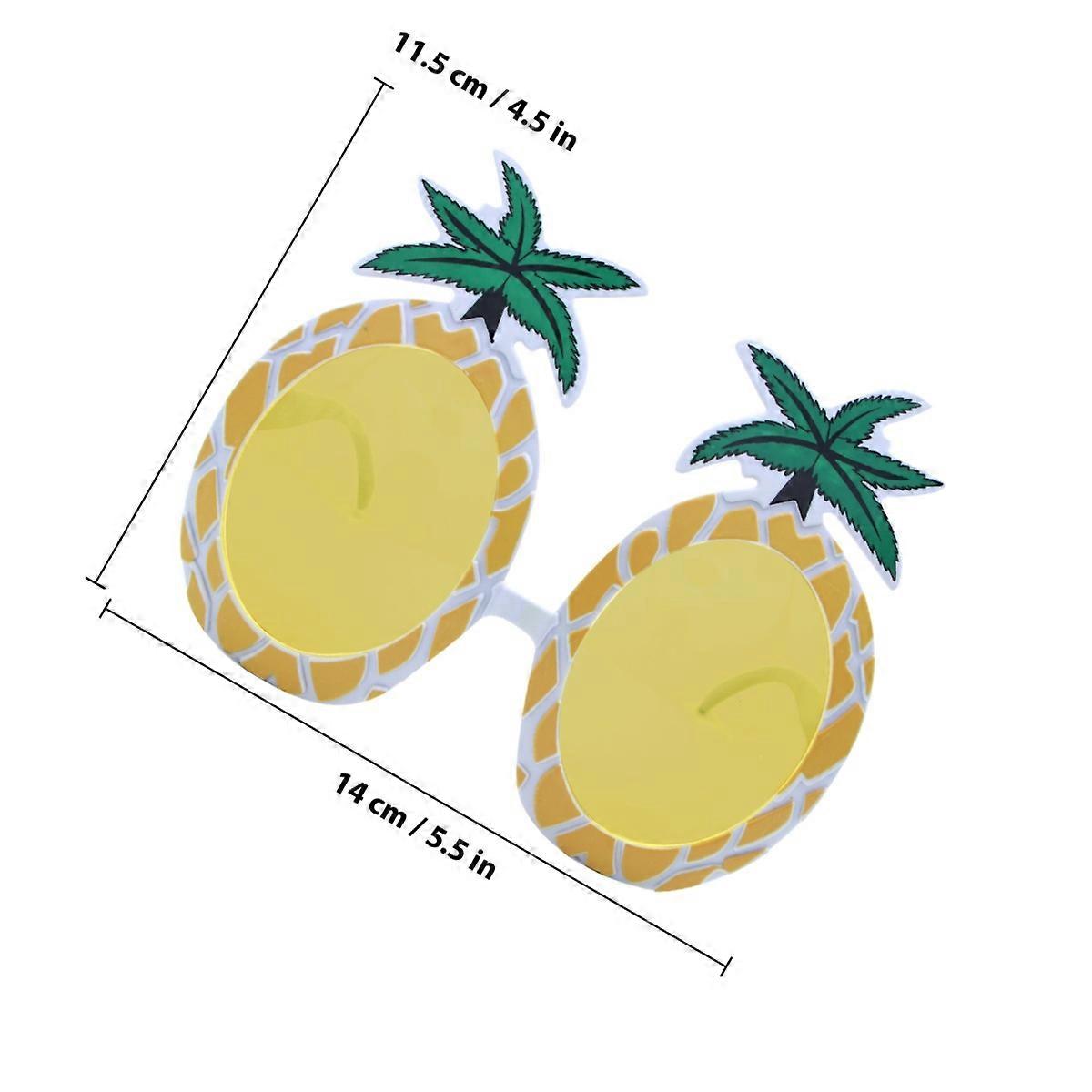 Hawaiian Decor Pineapple Eyeglasses for Decorating Beach Luau Party