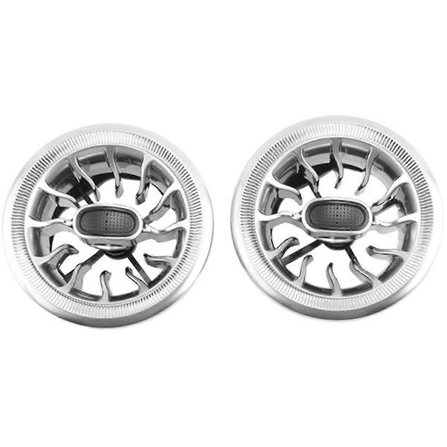2Pcs Car Front Dashboard AC Air Condition Air Vent Outlet Trim for V Class W447 2015-2019
