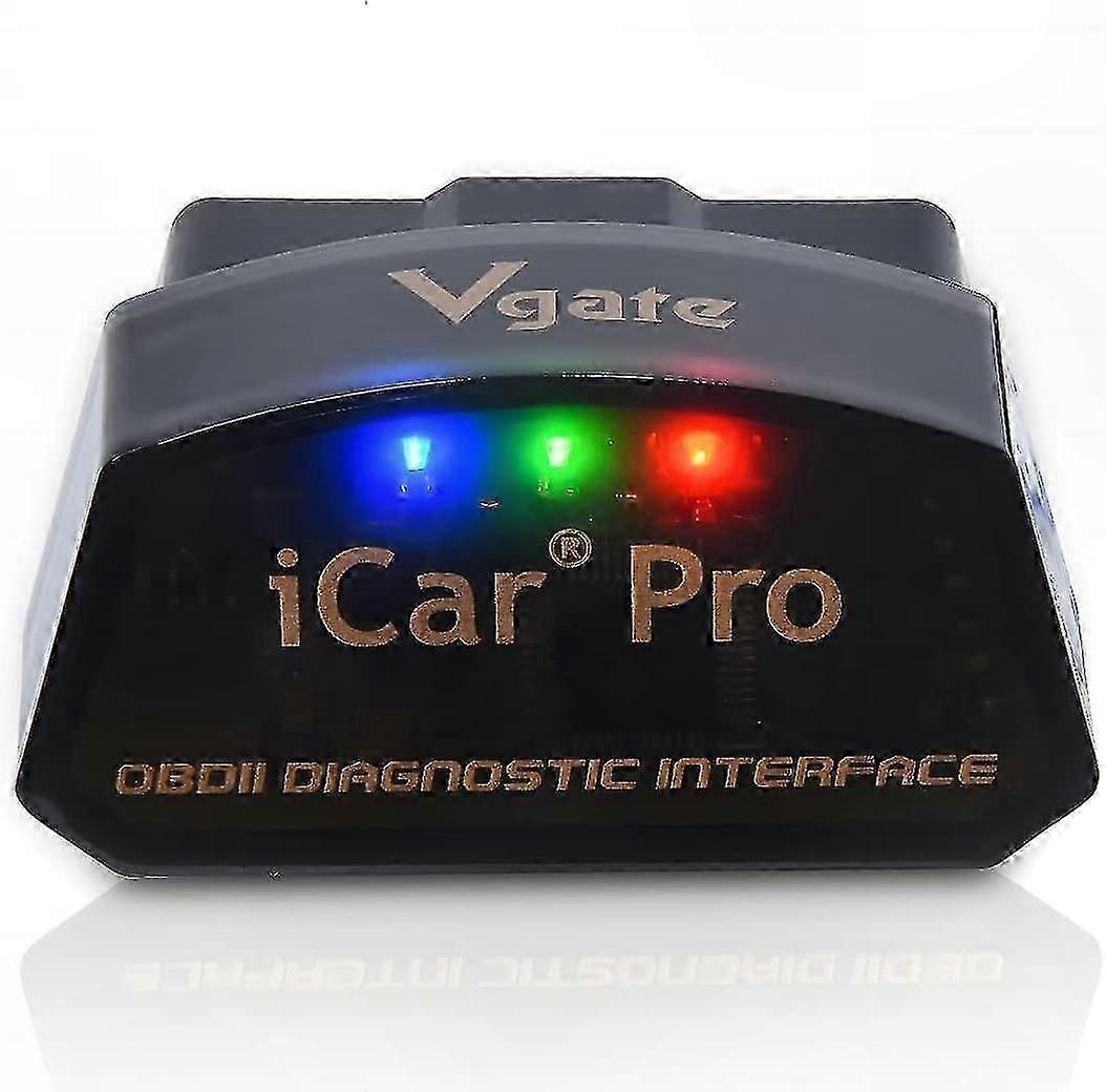 Bluetooth 4.0 OBD2 Scanner for iOS/Android with Fault Code Reader and Engine Light Check Functionality