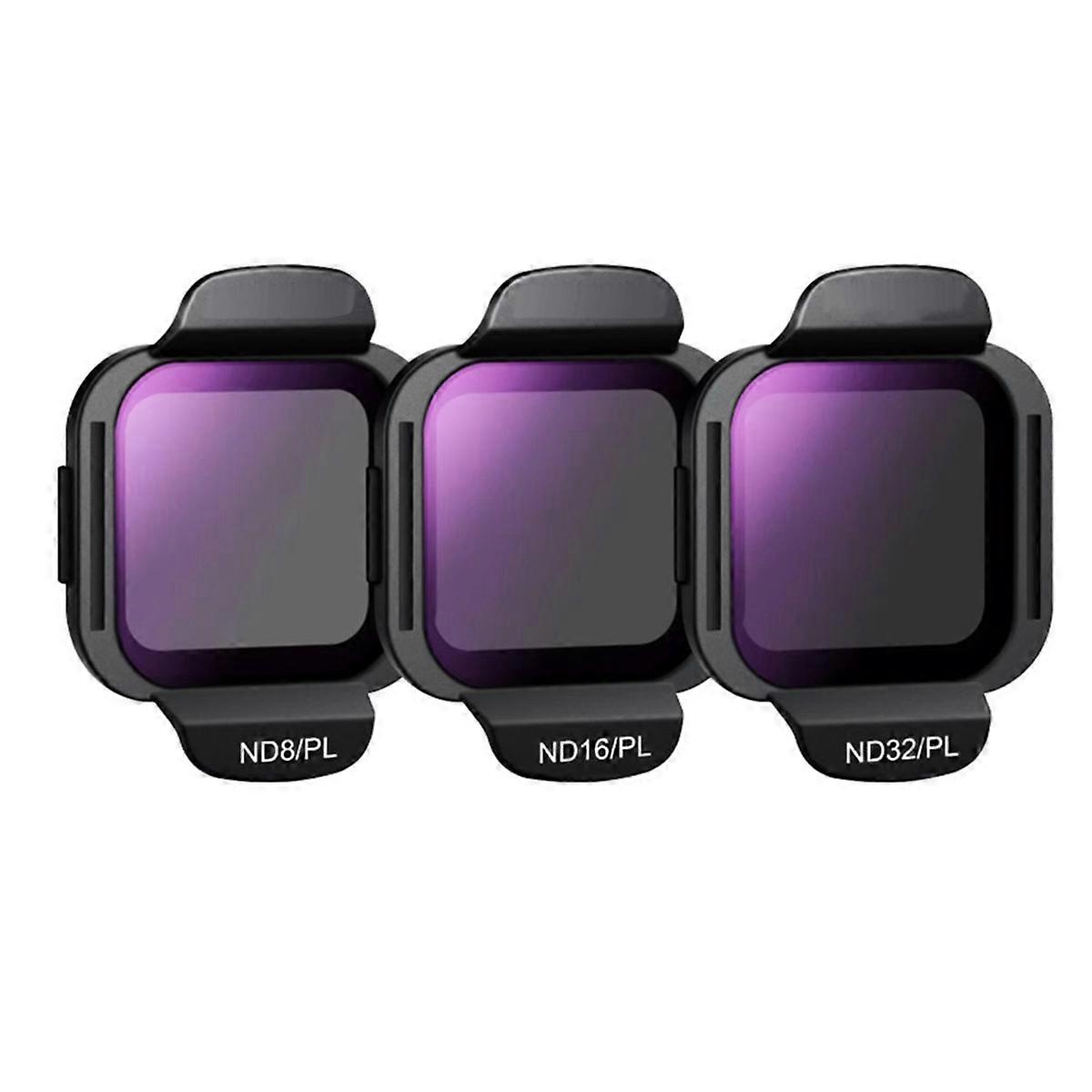 ND/PL Filter Kit for Flip Drone Snap on HD Optical Glass Neutral Density Polarized Lens Filter Kit