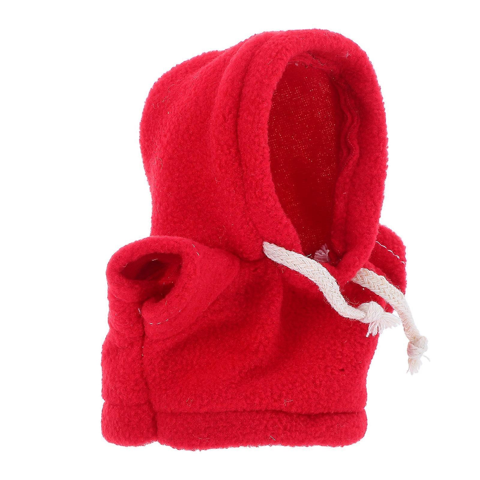 Red Plush Toy Bear Clothes for Doll Clothes 3Pcs Sweater Apparel Set