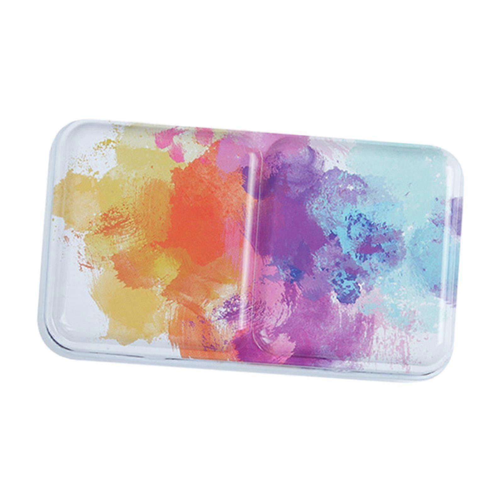 Watercolor Palette, Empty Painting Pallet, Multifunctional Paint Case Paint Palette Folding Paint Tray for Oil Paint Pigments Colorful