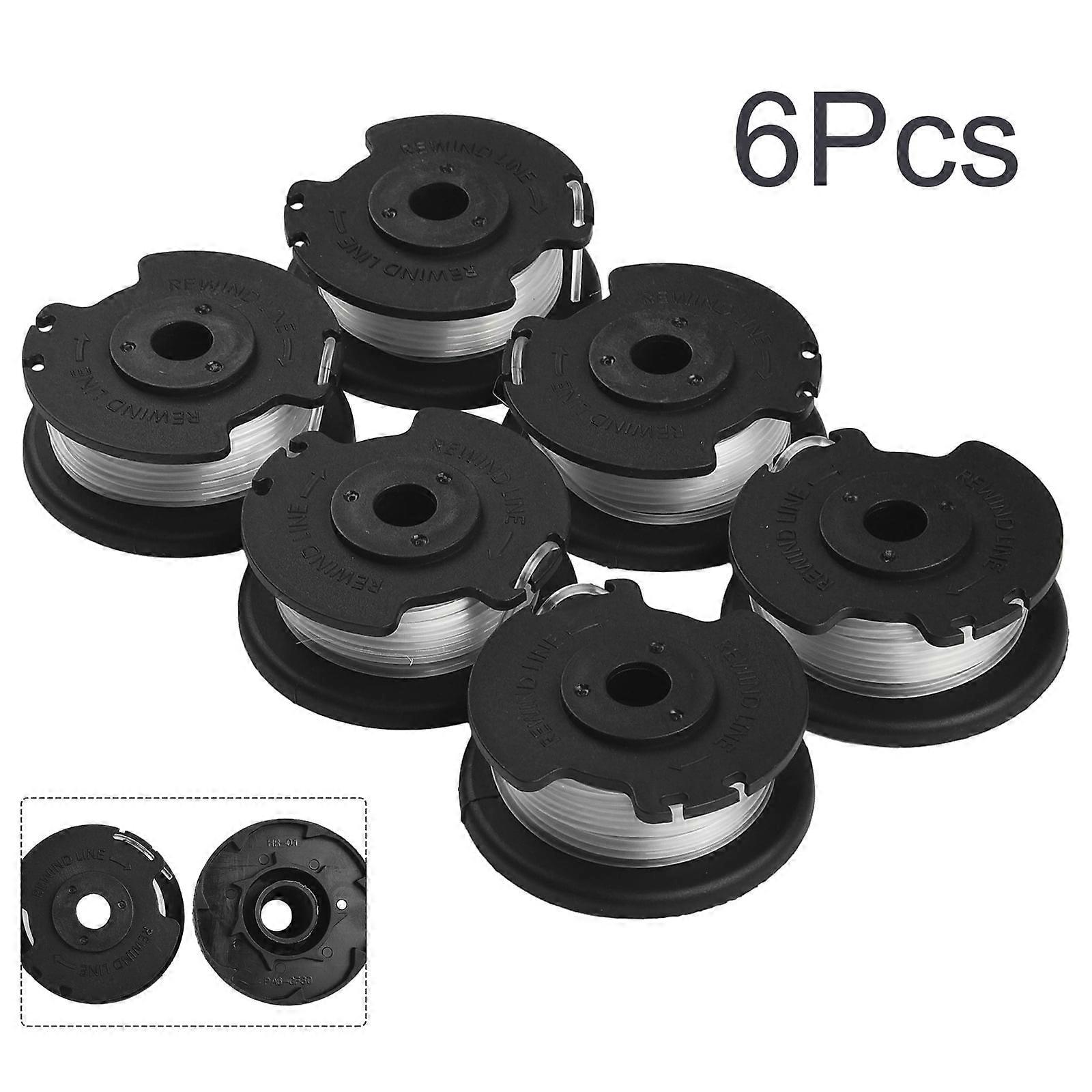Sunday 6 Pcs Weed Eater String 20V Max for HT-19-401-003-06 & HT-19-401-003-07, 0.065 mm Trimmer Spool Line Fits Hyper Tough