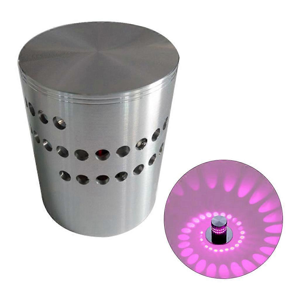 Spiral LED Light Wall Sconce for Decorating 3W Purple Lamp