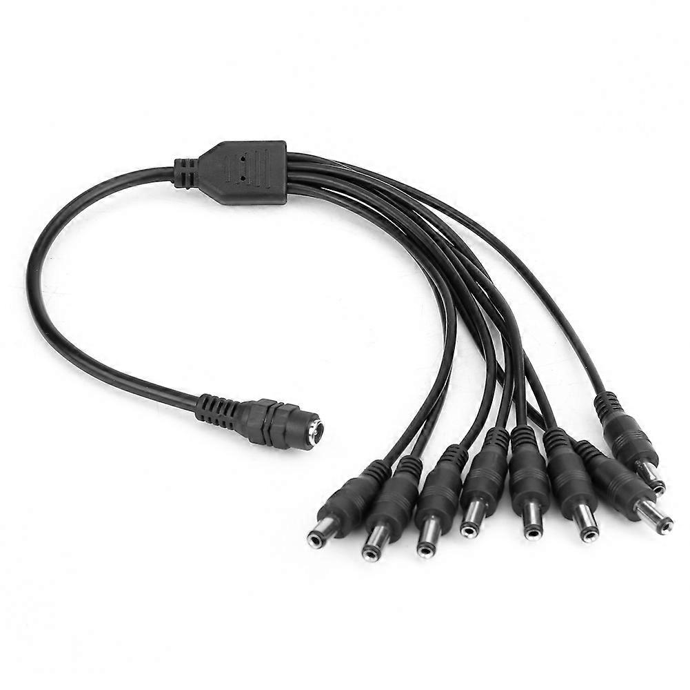 Description:
The item is a 40cm long simple and practical 1 to 8 DC power Y splitter cable, which fe