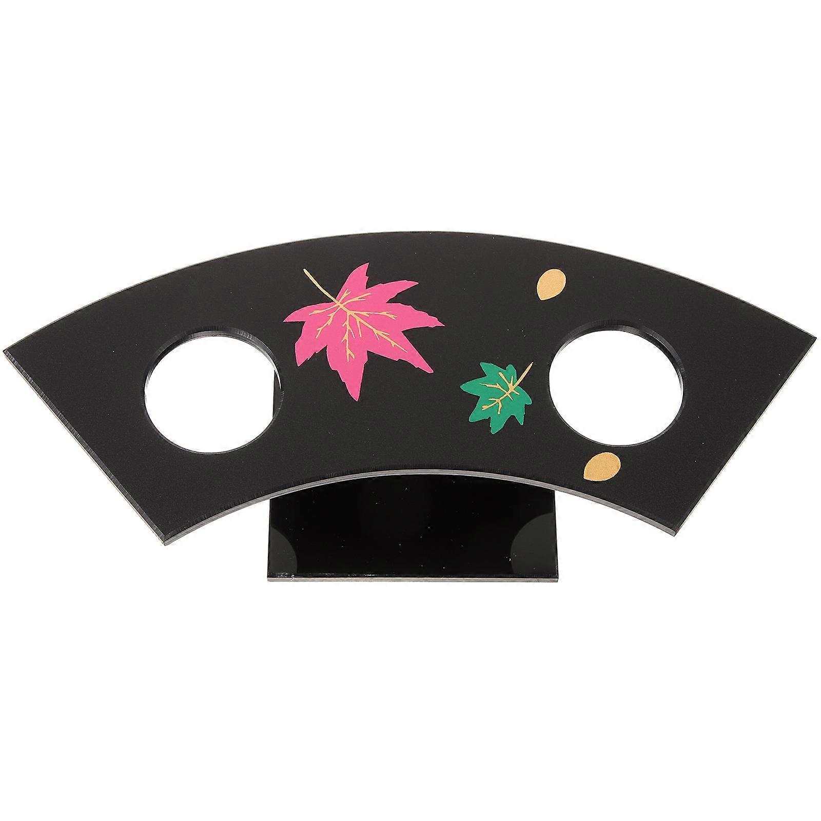 Acrylic Cone Holder Stand for Ice Cream Display with 2 Holes