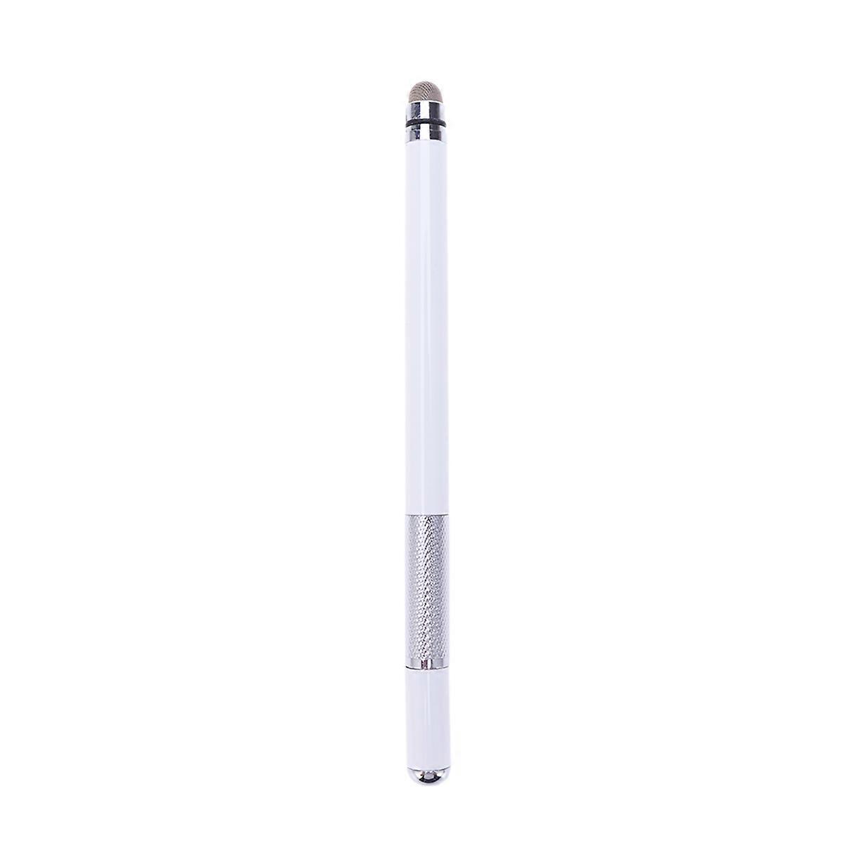 Disc Stylus Stylus Pen Capacitive for Tablet Use 2Pcs White Screen Pens