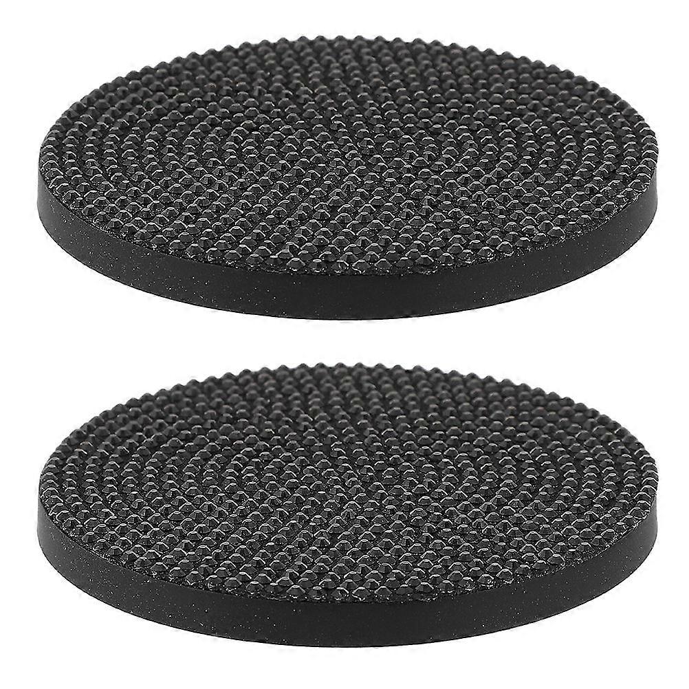 PVC Water Cup Coaster Rhinestone Design for Home Use 4Pcs
