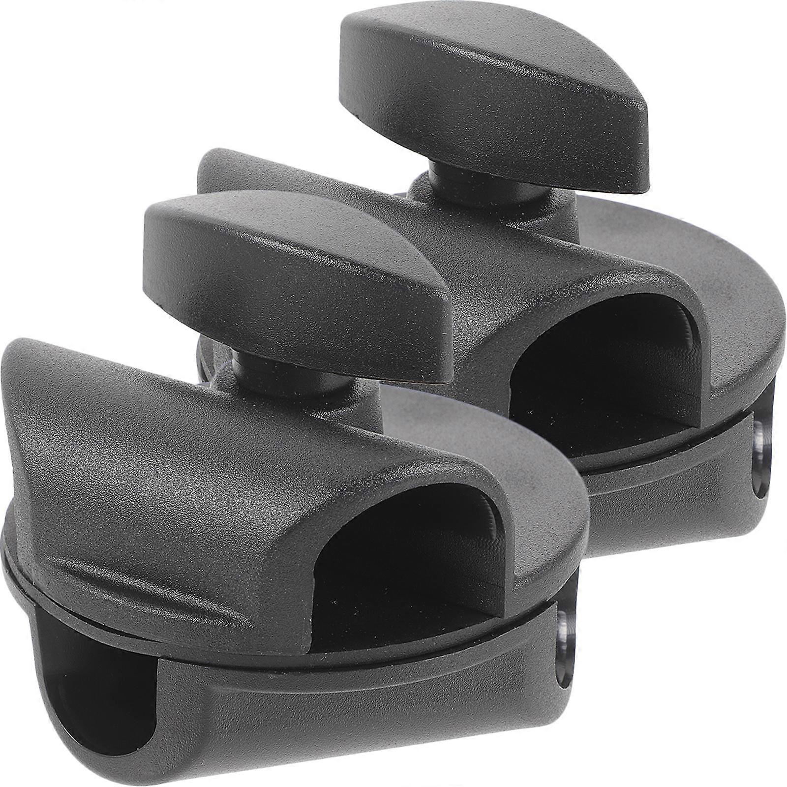 Microphone Holders 4 Pcs Mic Arm Clamps Adjustable Mic Support Band Practice 7x7cm Rotatable