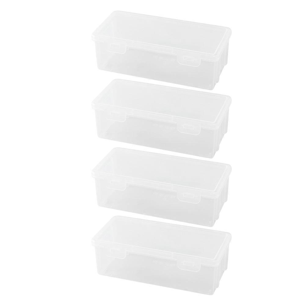 Students Pen Case Transparent Pencil Organizer for Storage Use 8Pcs