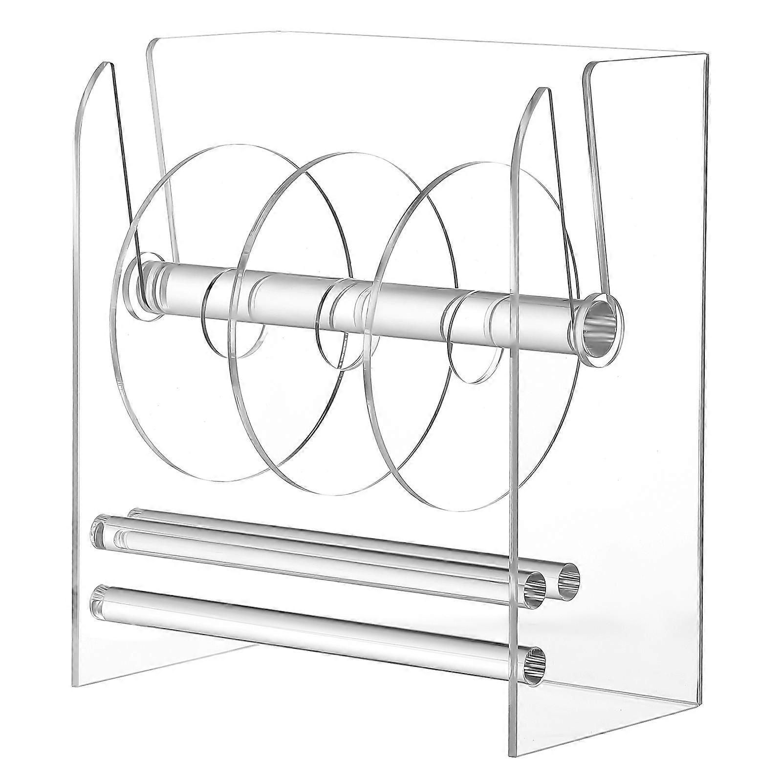 Adjustable Sticker Dispenser Office Label Applicator with Acrylic Holder