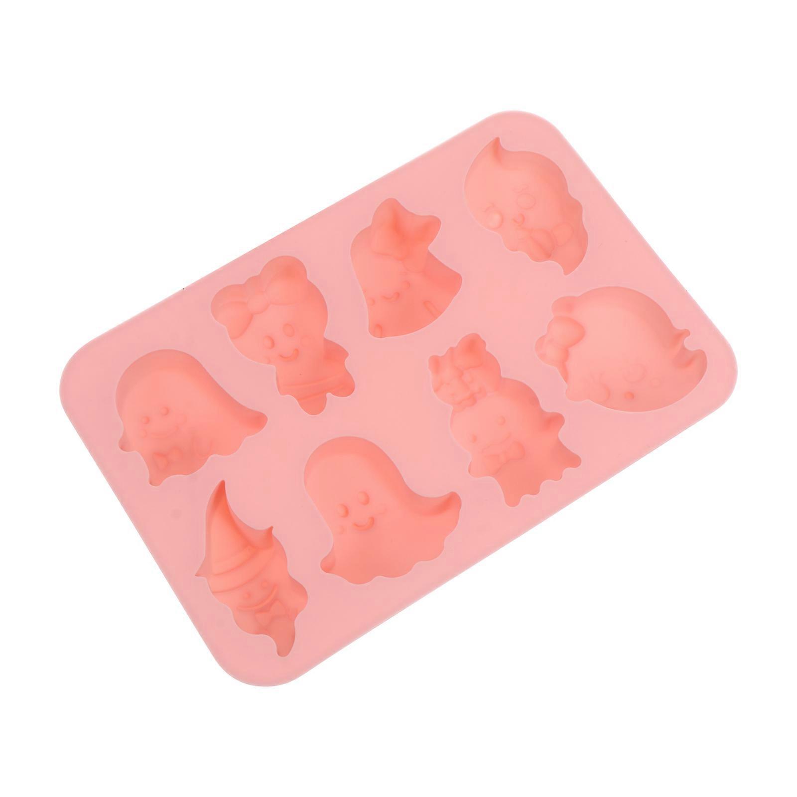 Halloween Ghost Cake Mold Silicone Baking Mold for 2Pcs Party Use