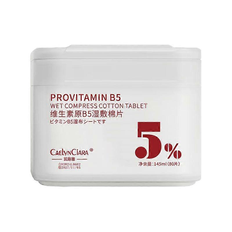 Υγρή κομπρέσα Kailinya με βιταμίνη B5, ενυδατικό και λαμπερό βαμβάκι, που βελτιώνει τον τόνο της επιδερμίδας. Η πανθενόλη βελτιώνει τη θαμπάδα.