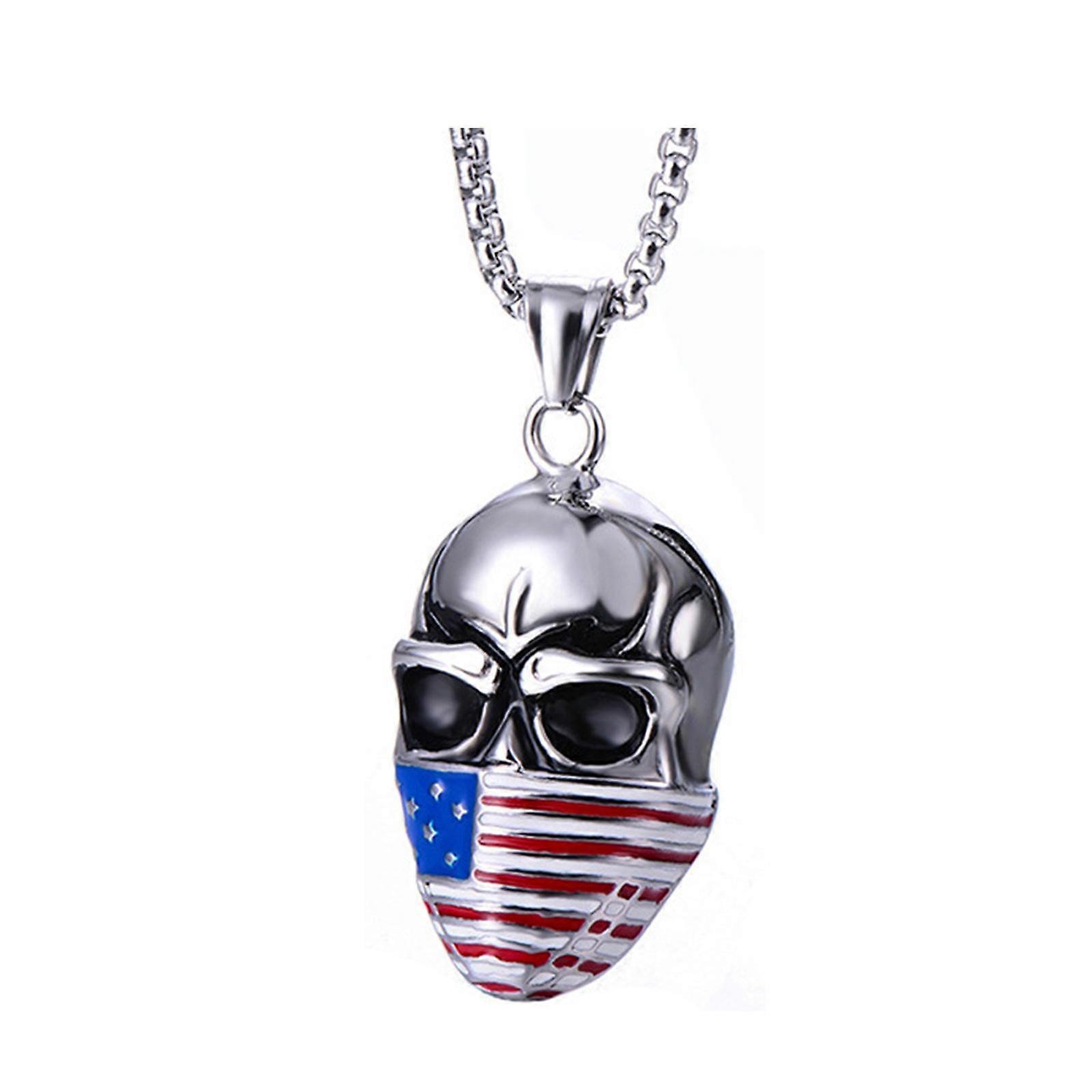 Accaprate American Flag Pendant Necklace