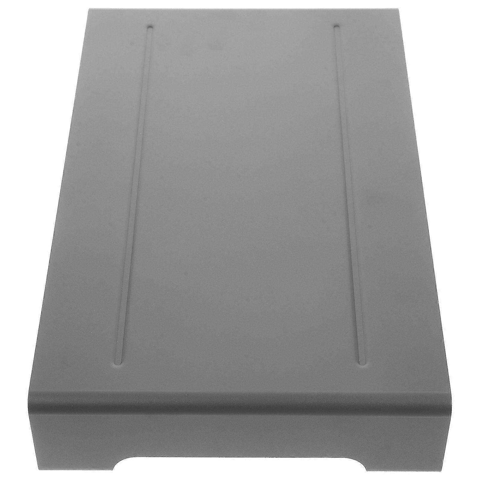 Laptop Stand 3Pcs Rectangular Shape Computer Monitor Holder For Office Users Height Adjustable Silver