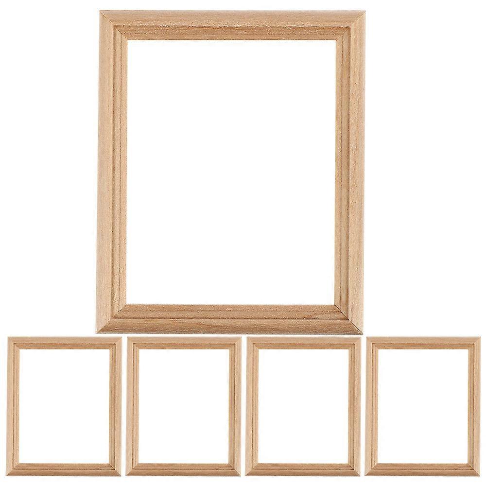 Mini House Decorative Photo Frame Model for Decor 10Pcs Set
