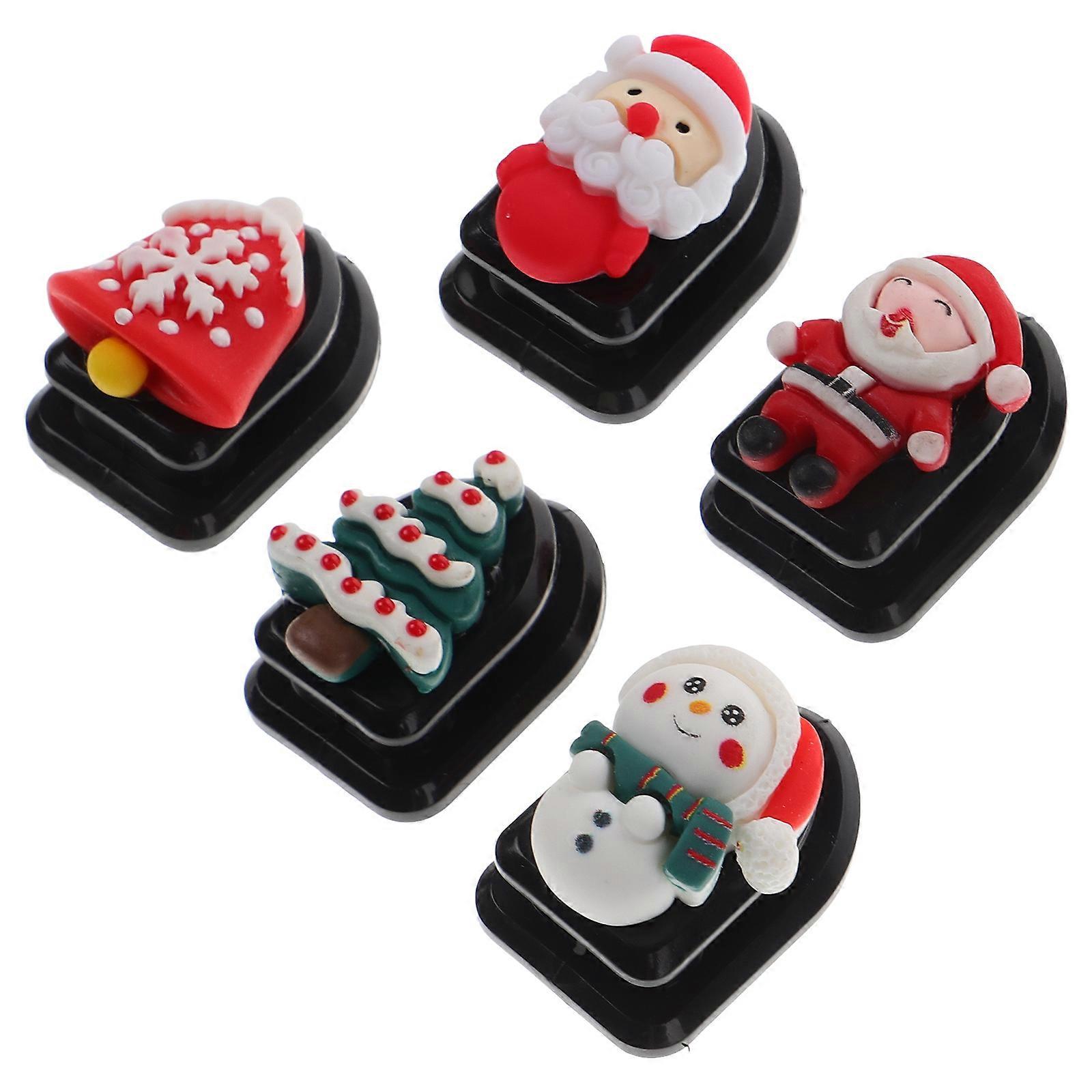 Christmas Car Hangers for Hanging 20Pcs Adhesive Assorted Color Hooks