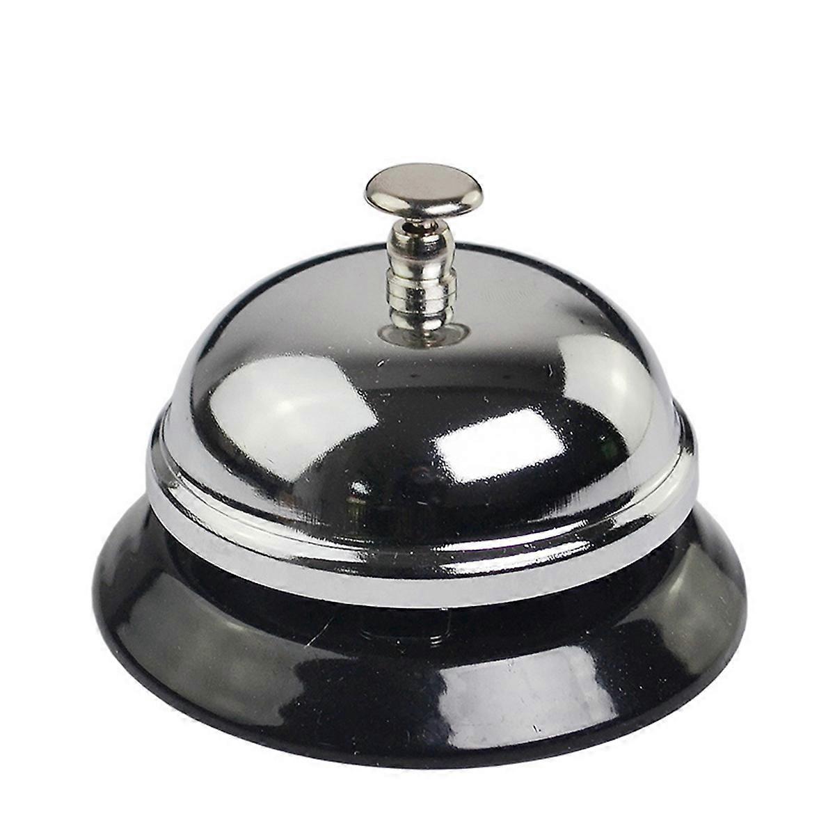 Reception Bell Classic Service Bell for Restaurant Use 1Pcs Silver
