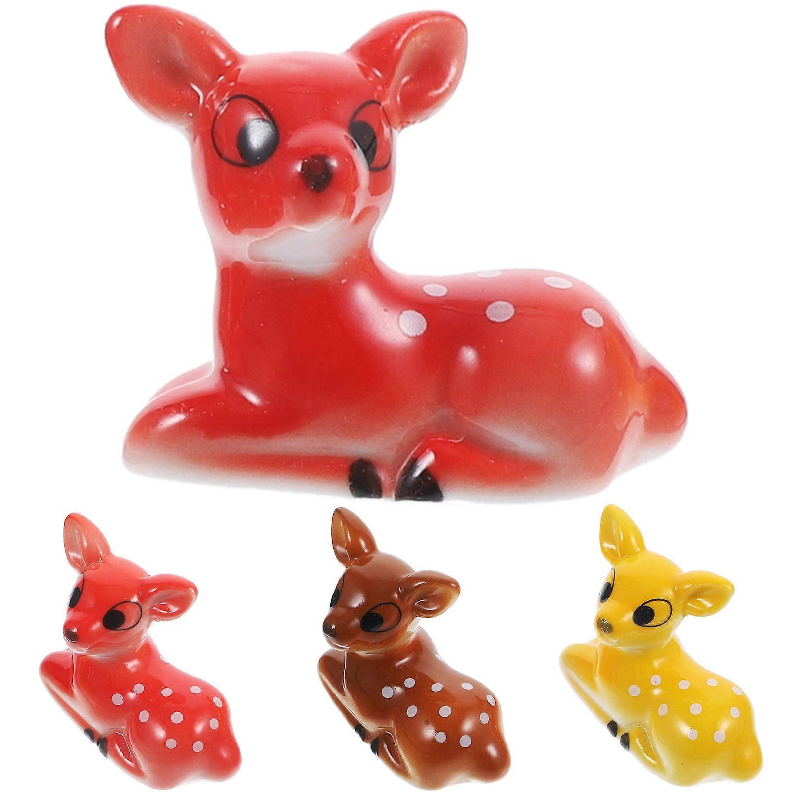 Deer Shape Ceramic Chopstick Rest for Kitchen Use 16Pcs Pack