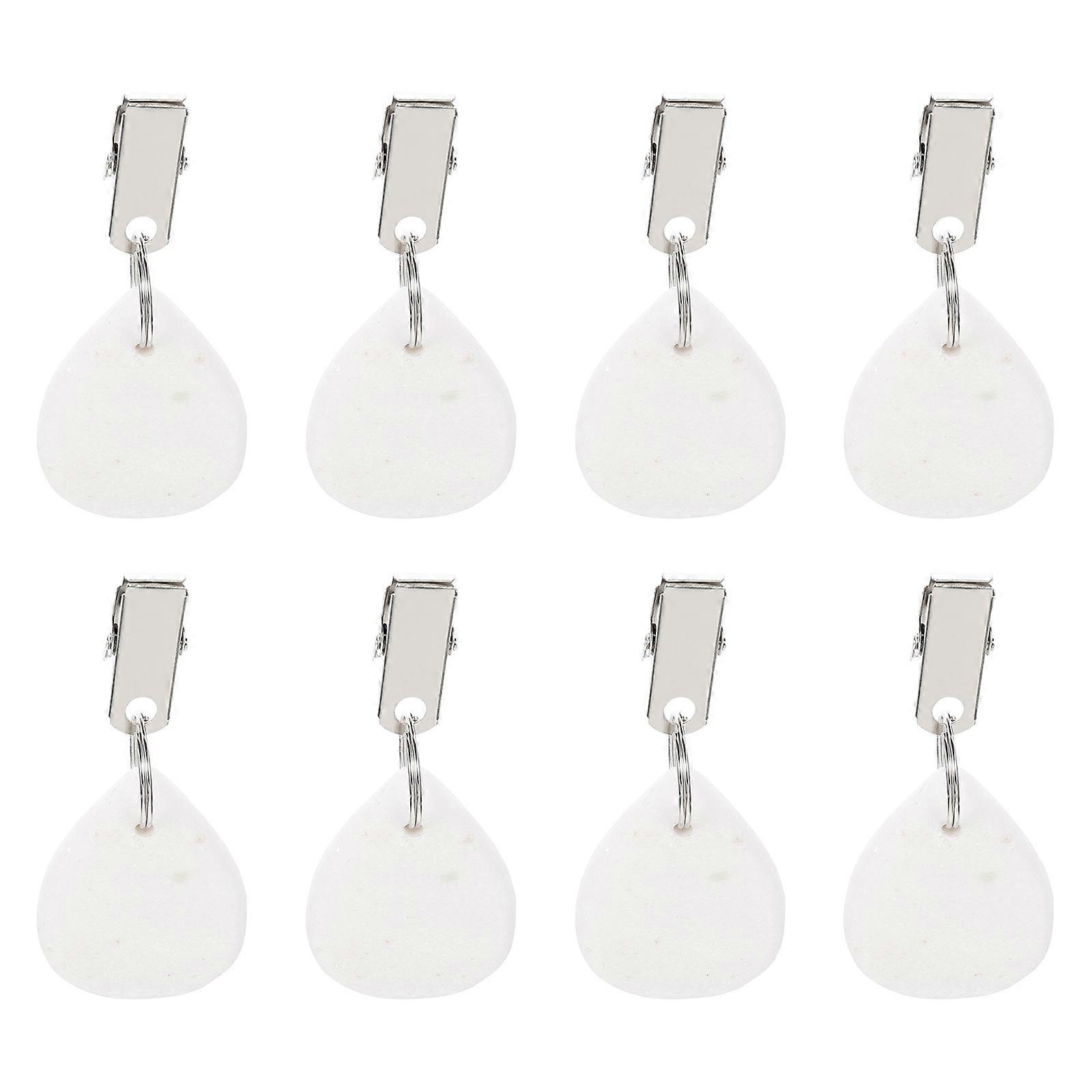 Decorative Tablecloth Clips Tablecloth Pendant for Decor 40Pcs White